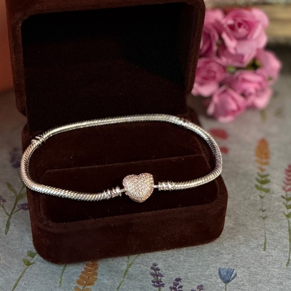 Anthropologie Pink and Silver Bracelet - Picture 3 of 5